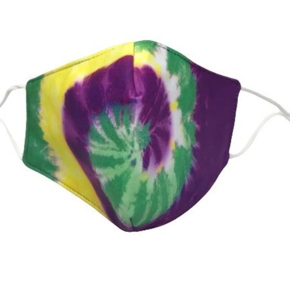 Mardi Gras Fabric Face Mask~Carnival Fabric Face Mask~New Orleans Face Mask - Picture 2 of 4